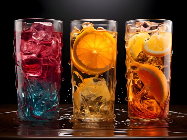 Glasses with juice High resolution