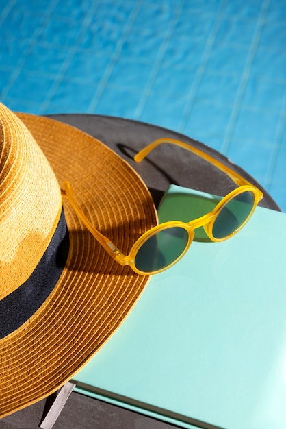 Photo glasses with rounded frames still life