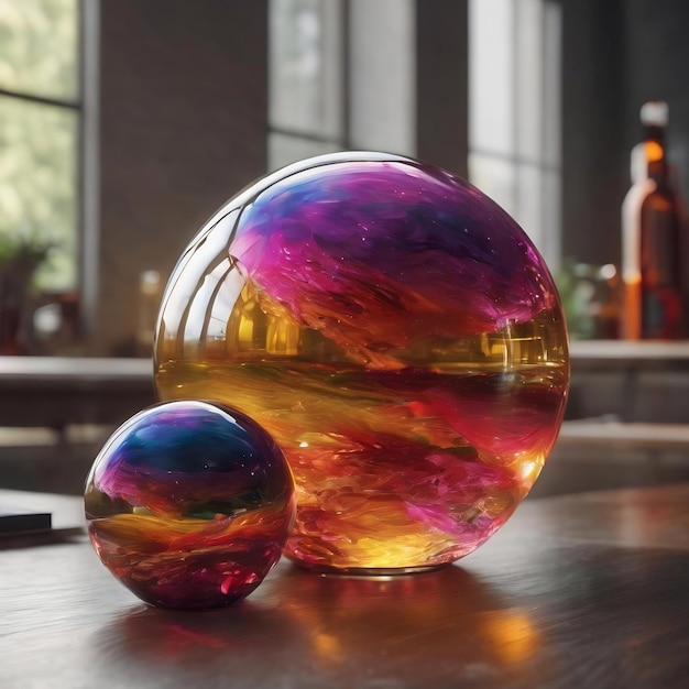 glassmorphism style ai generated image