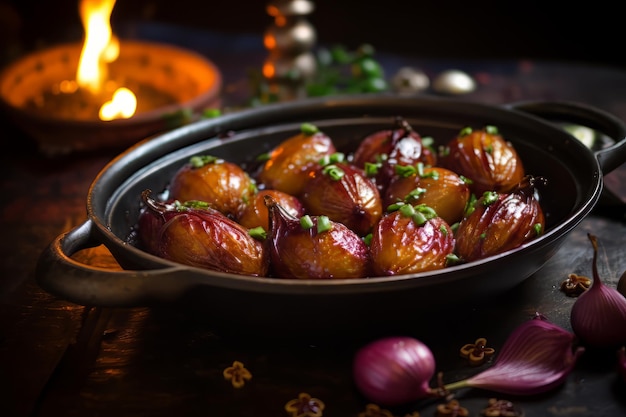 Glazed Shallots With Chile and Thyme christmas