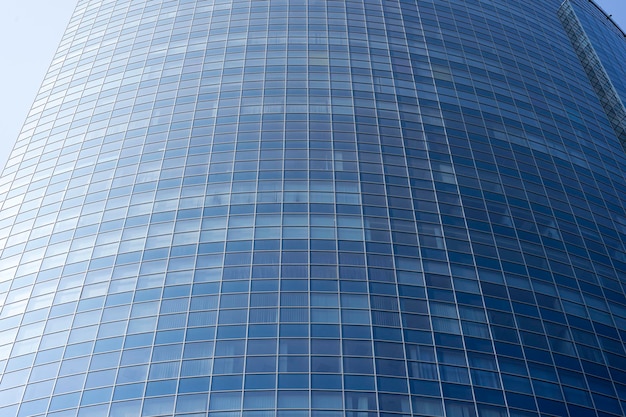 Glazen gevel van een gebouw