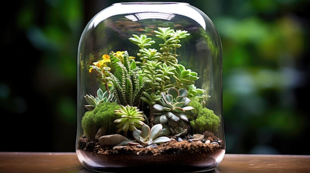 Glazen terrarium