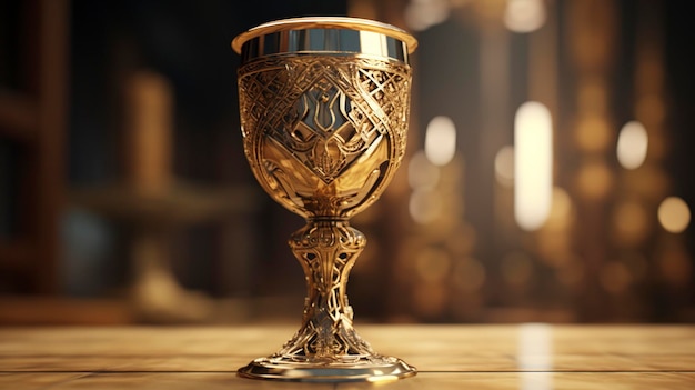 Gleaming Gold Goblet