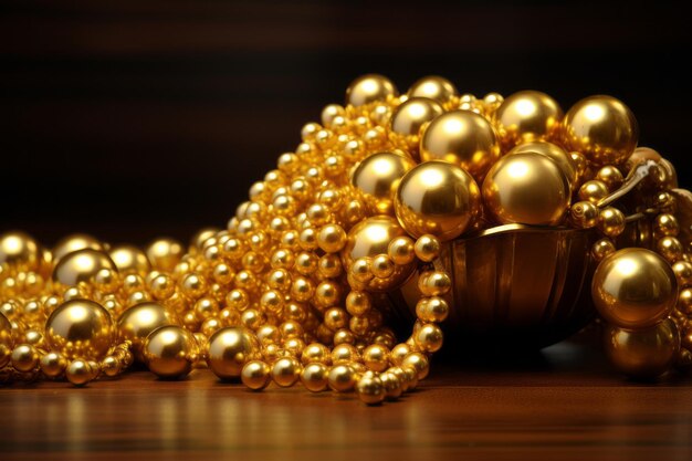 Gleaming Treasures A Collection of Gold Beads AR 32