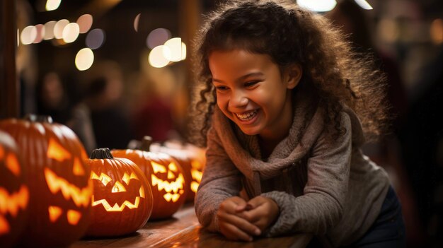 gleeful gourds children's joy in decorating pumpkins