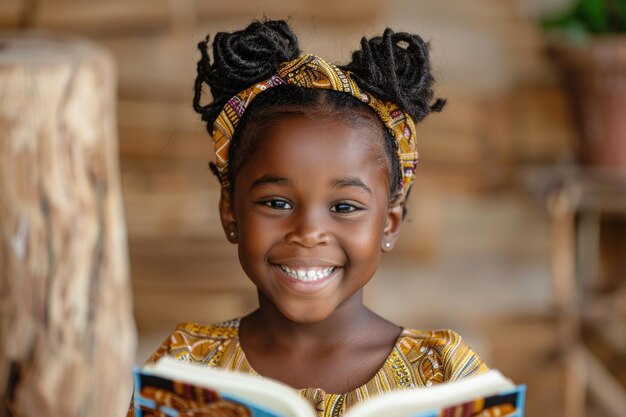 Photo gleeful youngsters happy african children cherishing the exuberance innocence and sense of community among africas children cultivating a brighter tomorrow with love and care