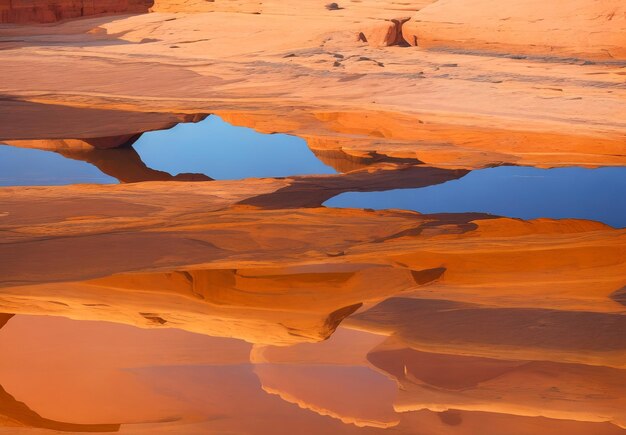 Glen Canyon National Recreation area Alstrom point at sunset Travel concept