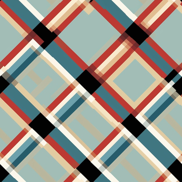 Glencheck gradient tile