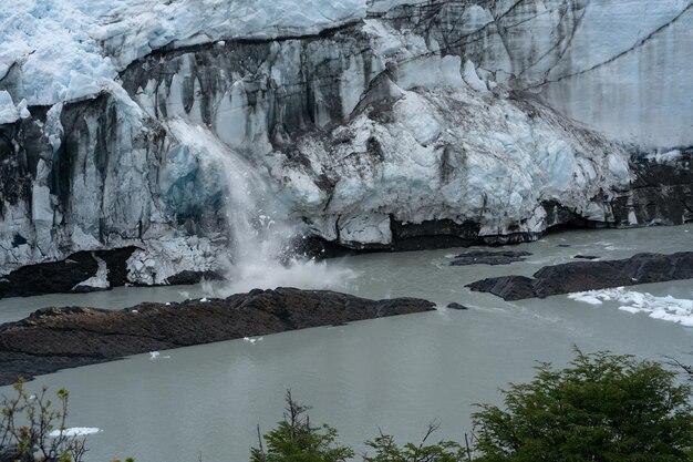 Foto gletsjer iceberg ijs argentinië patagonië