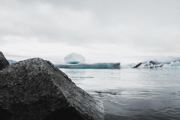 Foto gletsjer in ijsland