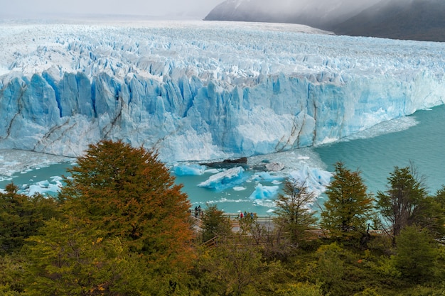 Gletsjer Perito Moreno in het Los Glaciares National Park in april. Argentinië, Patagonië