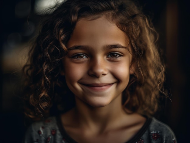Glimlachend meisje portret