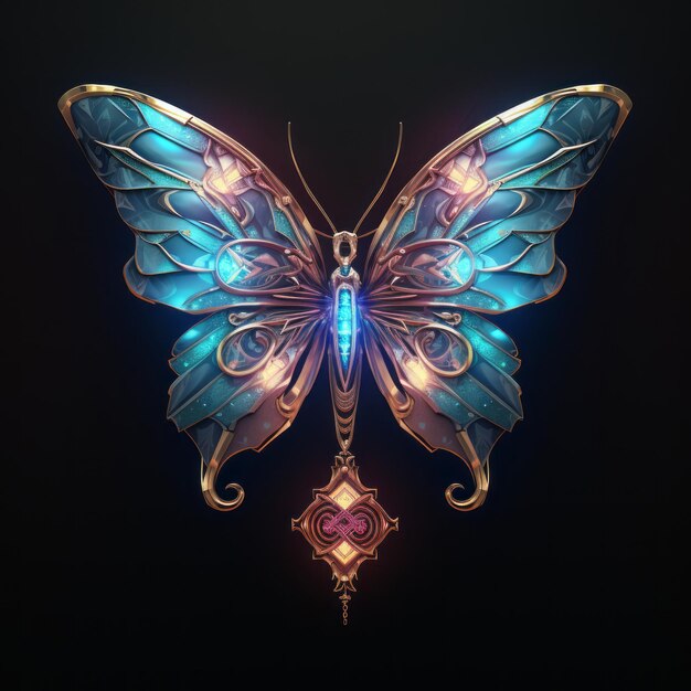 Glimmering Beauty The Enchanting Story of the Iridescent Caduceus Butterfly