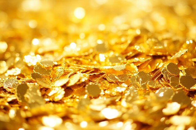 Glimmering goldscape gold background photo