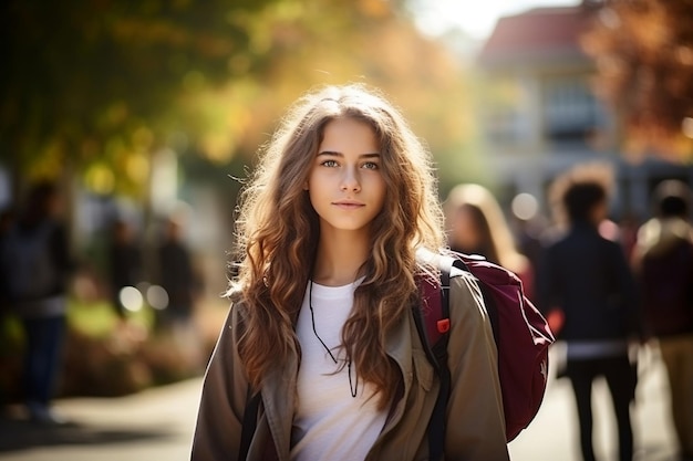 女子中学生の生活を一瞥する 生成人工知能