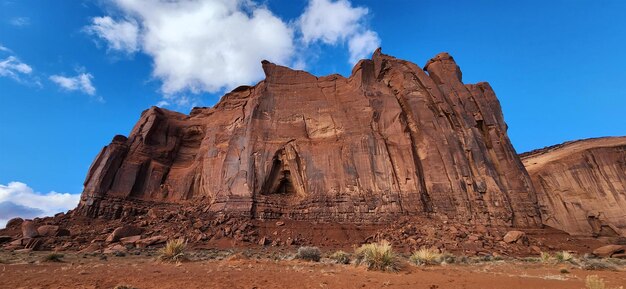 A glimpse of monument valley's majesty