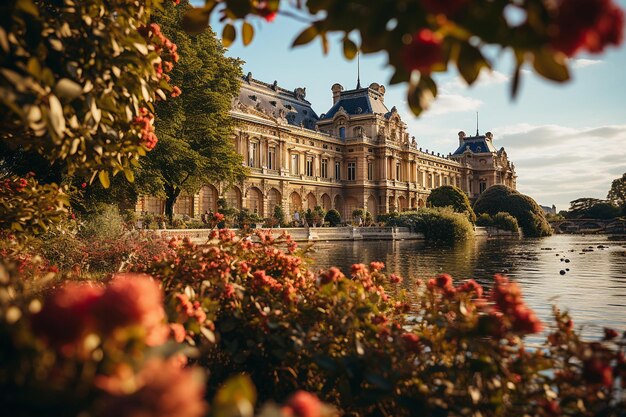 Glimpse of Royal Gardens and Skies