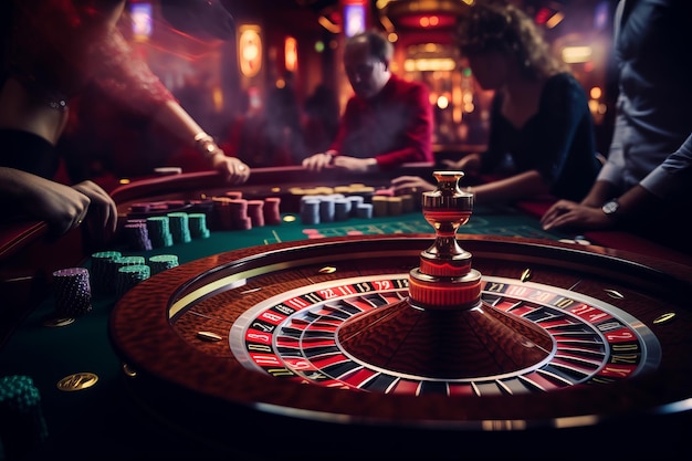 Glimpses of Excitement Immersive Casino Roulette with Animated Bets AR 32