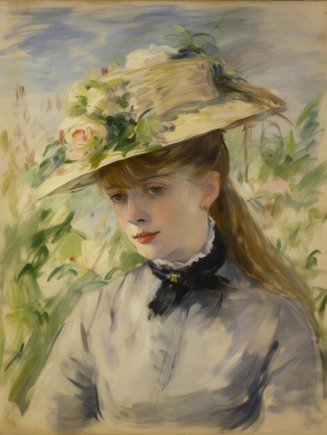 Glimpses of Serenity The Captivating Painting by Berthe Morisot