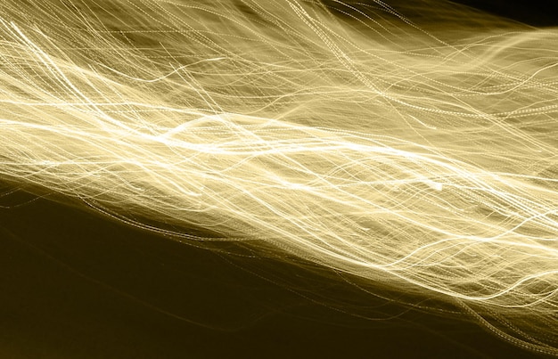 Foto glinsterende effecten abstract achtergrondontwerp kalmerende gele kleur