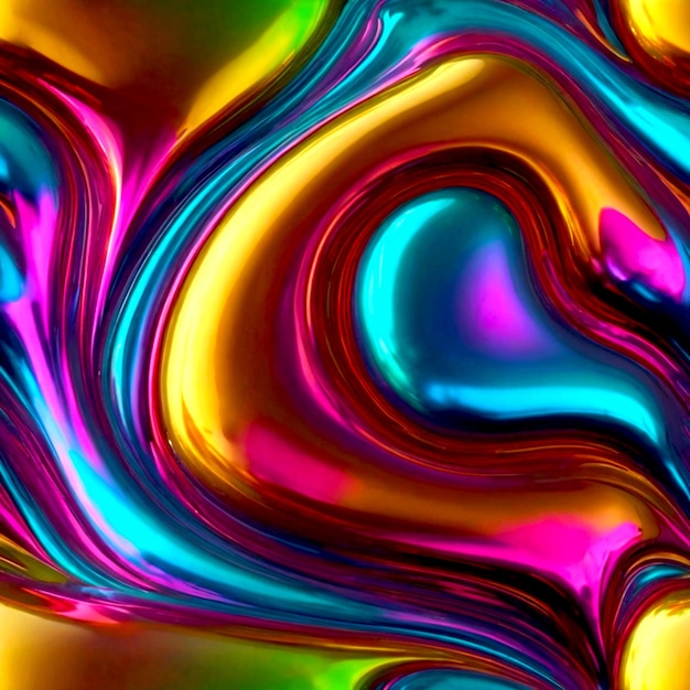 Glinsterende kleurrijke holografische abstracte achtergrond