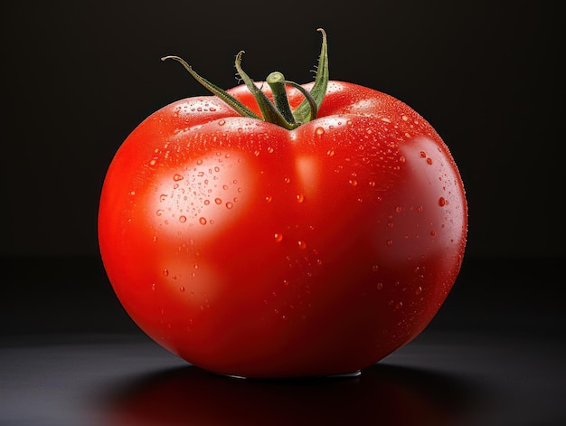 Glistening Beauty Juicy Tomato Generative AI