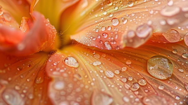 꽃 잎 에 반이는 물방울