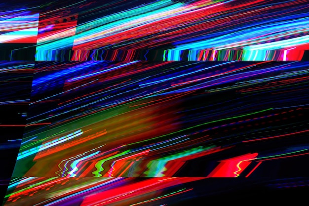 Glitch abstracte verlichting achtergrond