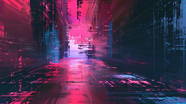 glitch art wallpaper