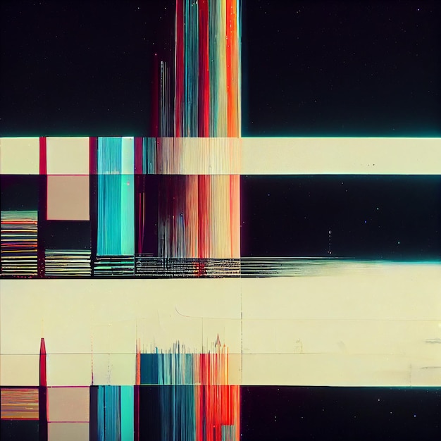Glitch background abstract glitchy technology retro vhs video wallpaper 4k
