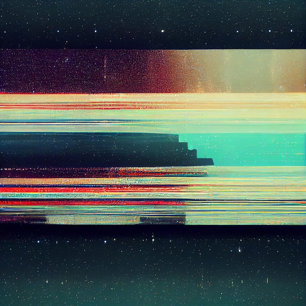 Photo glitch background universe abstract glitchy space video wallpaper 4k