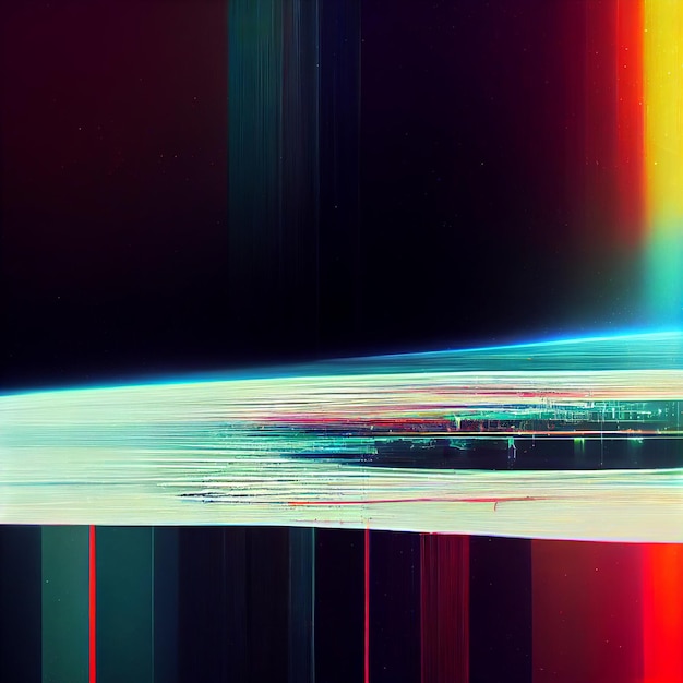 Glitch background universe abstract glitchy space video wallpaper 4k