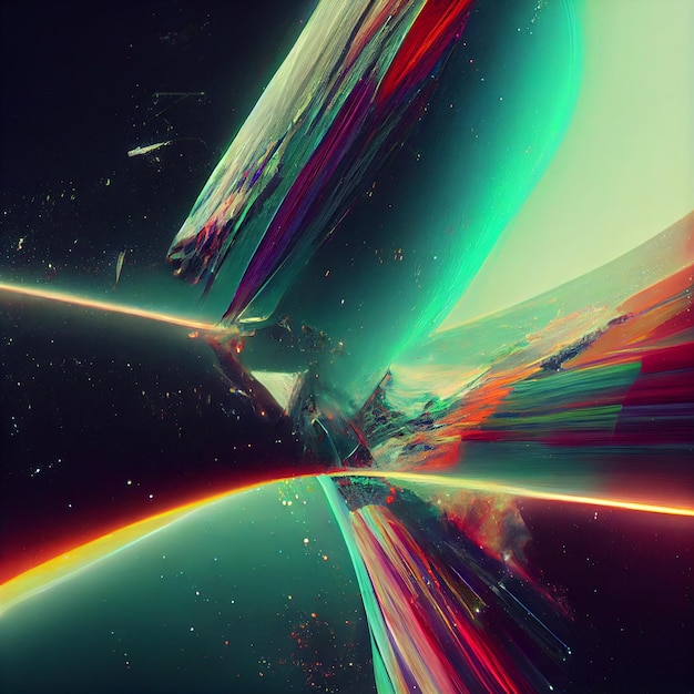 Premium Photo  Glitch background universe abstract glitchy space video  wallpaper 4k