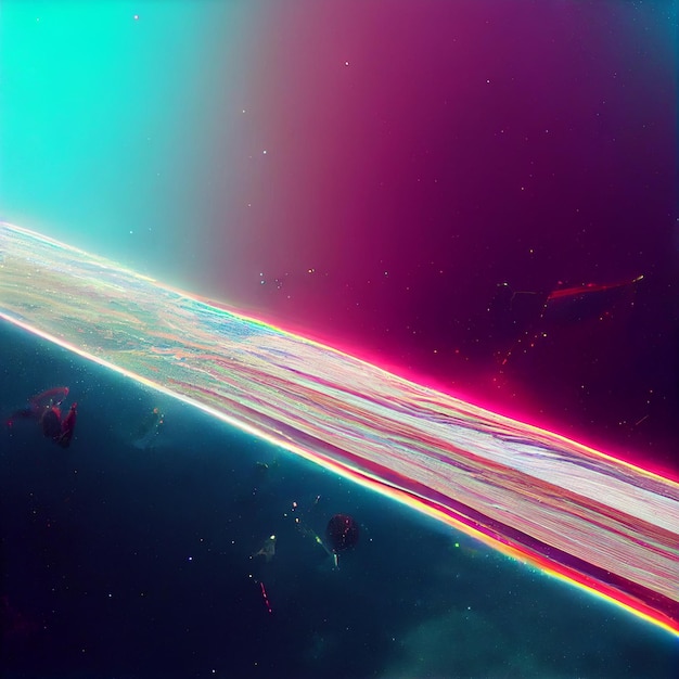 Glitch background universe abstract glitchy space video wallpaper 4k