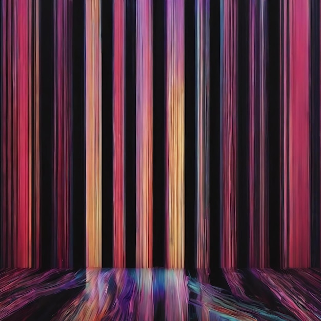 Glitch-effect op een zwart