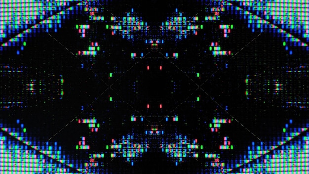 Moving Dots Animation Generator - Glitch Art