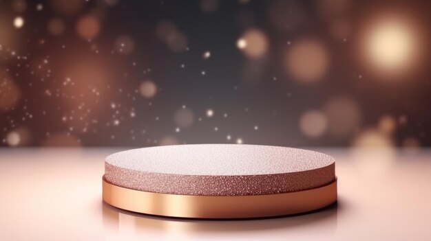 Glitter abstract minimalistisch productpodium.