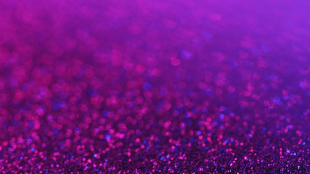 Glitter background confetti purple light bokeh