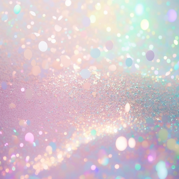 glitter background with a lot of small circles and a blurry background generative ai