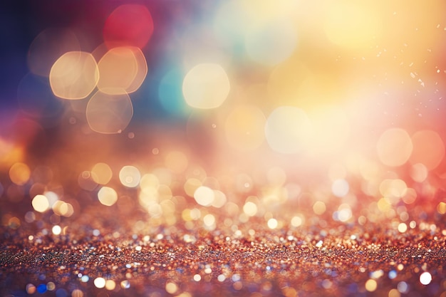 Glitter bokeh background