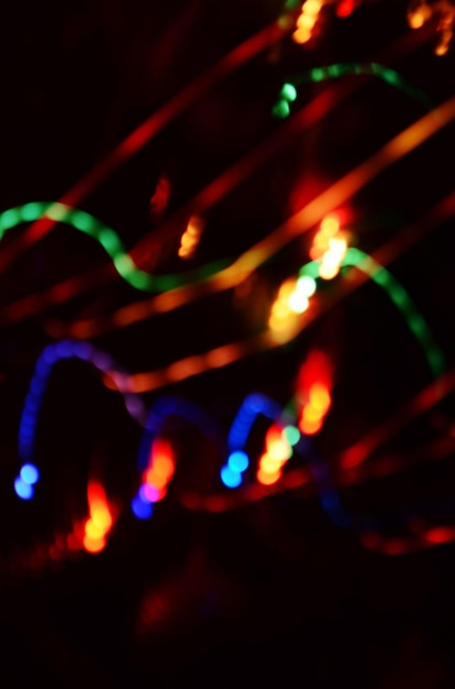 Glitter defocused lights background