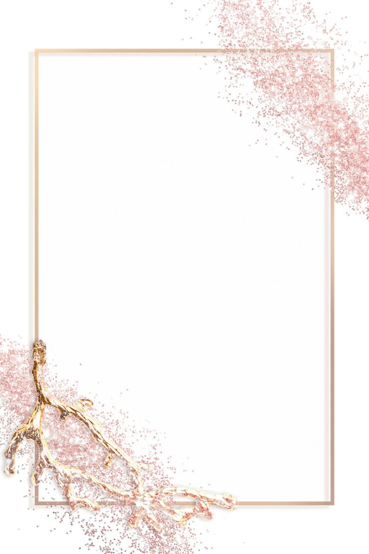 Foto glitter frame png roze glanzende achtergrond