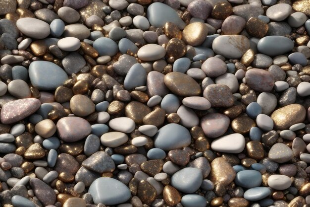 Glitter and Glam Stone Background Pebbles Stone Background ai generated