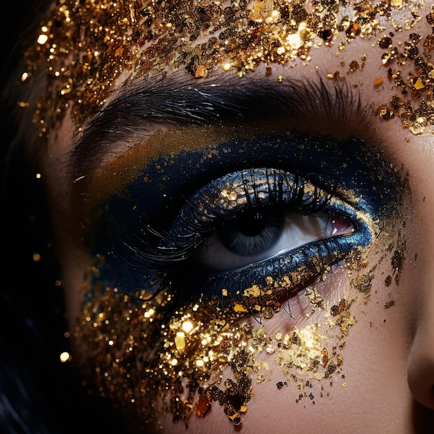 glitter make-up ontwerp