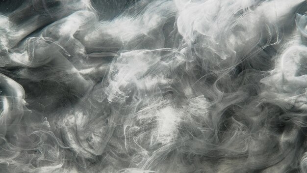 Блестящий туман, текстура дыма, серебряное блестящее облако тумана