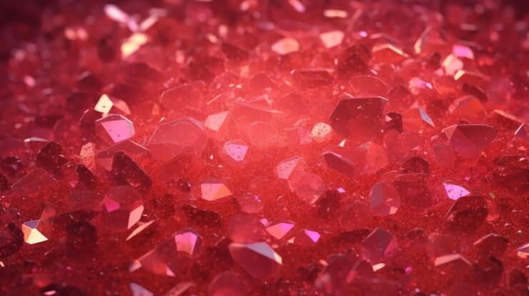 Photo glitter strawberry quartz background with sparkles generative ai