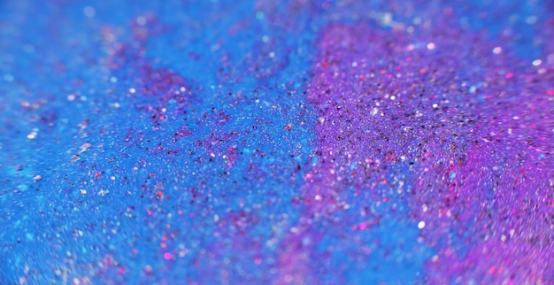 Glitter textuur vervagen kleur achtergrond blauw roze