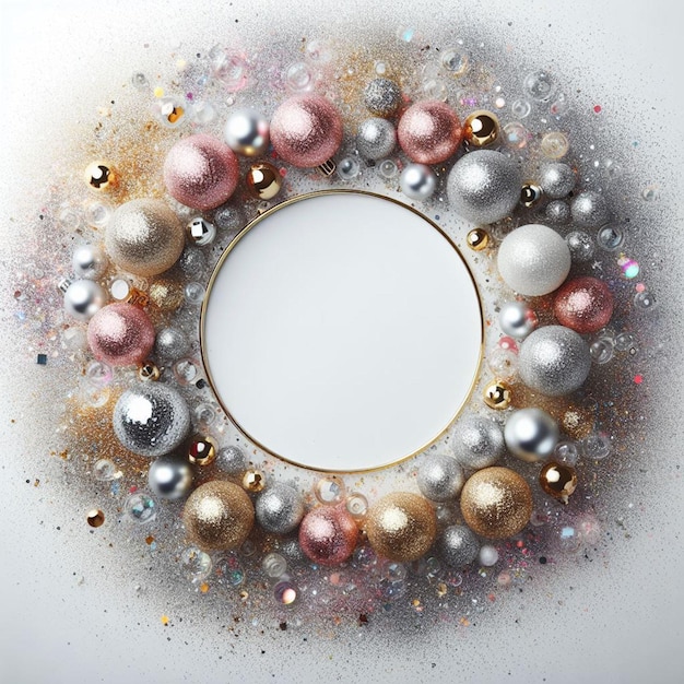 glitterballen frame