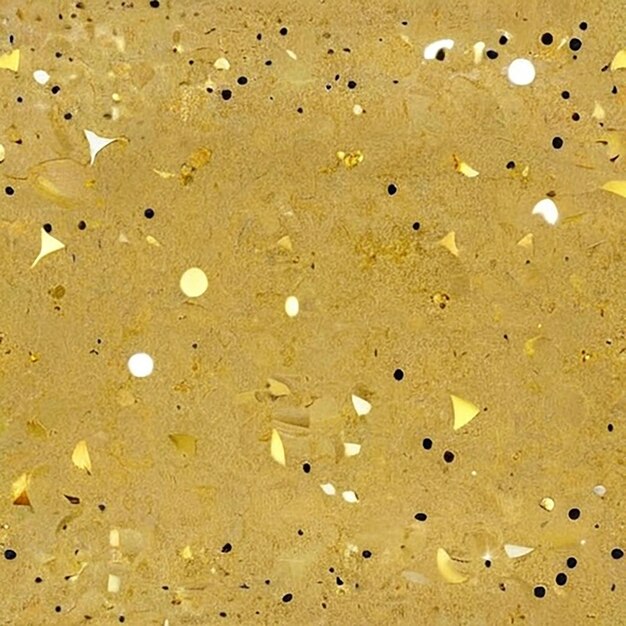 Glittering Gold Confetti for background with AI generative