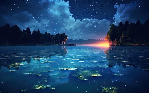 Glittering Lake